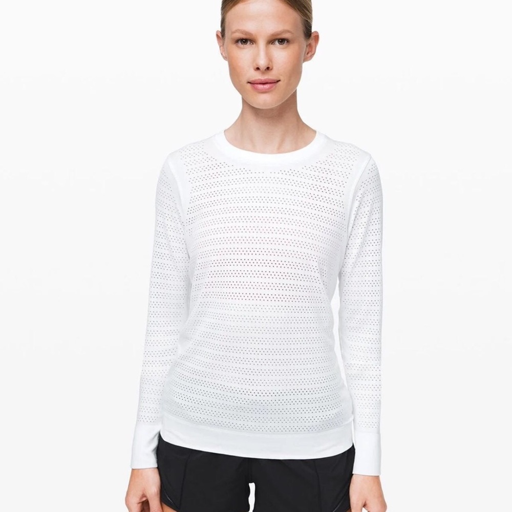 Lululemon Breeze By Long Sleeve White